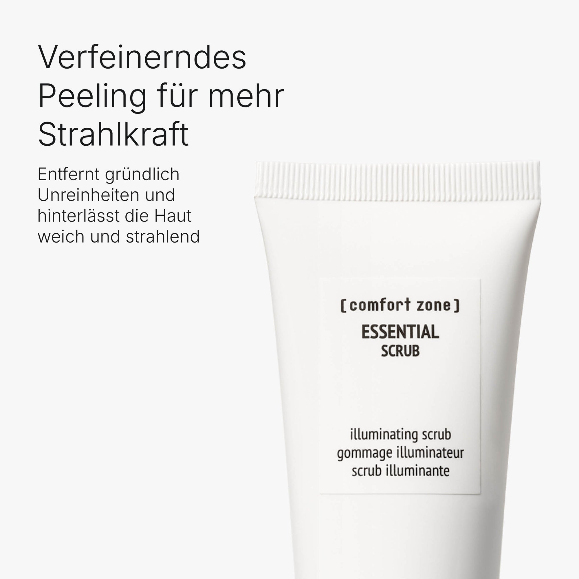 Comfort Zone: Essential Scrub Verfeinerndes Peeling für mehr Strahlkraft Verpackung-3

