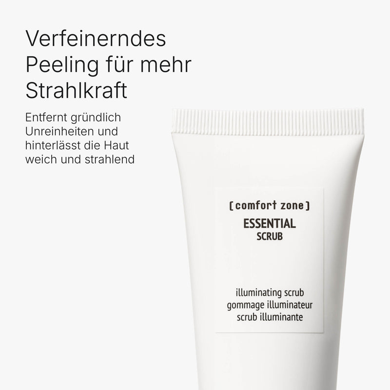 Comfort Zone: Essential Scrub Verfeinerndes Peeling für mehr Strahlkraft Verpackung-3
