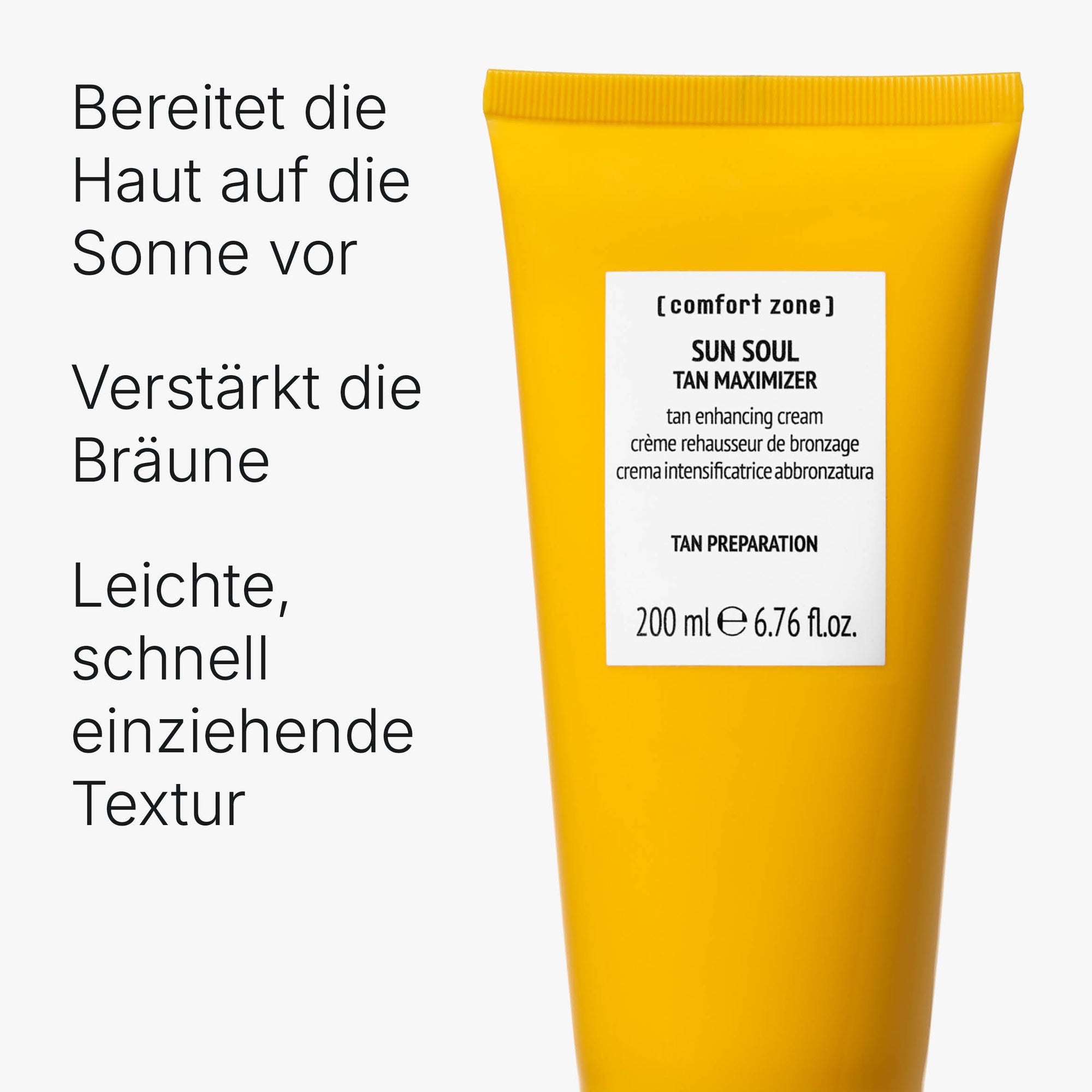 Comfort Zone: Sun Soul Tan Maximizer <p>Bräunungsverstärkende Creme für Gesicht & Körper</p>
 Verpackung-4
