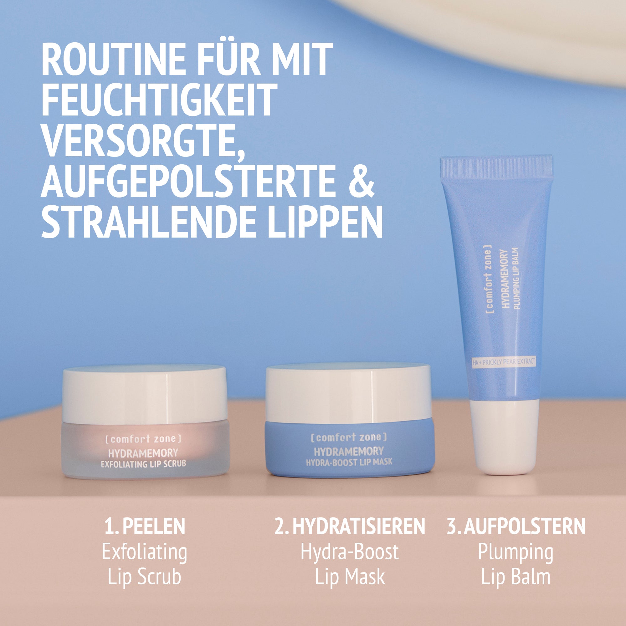 Comfort Zone: Kit Hydramemory Lip Trio  3-Schritte-Lippenritual -4
