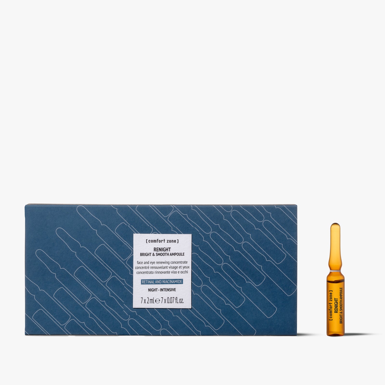 Comfort Zone: Renight Ampoule Bright &amp; Smooth Erneuerndes Konzentrat für die Anwendung über Nacht-8004608516712
