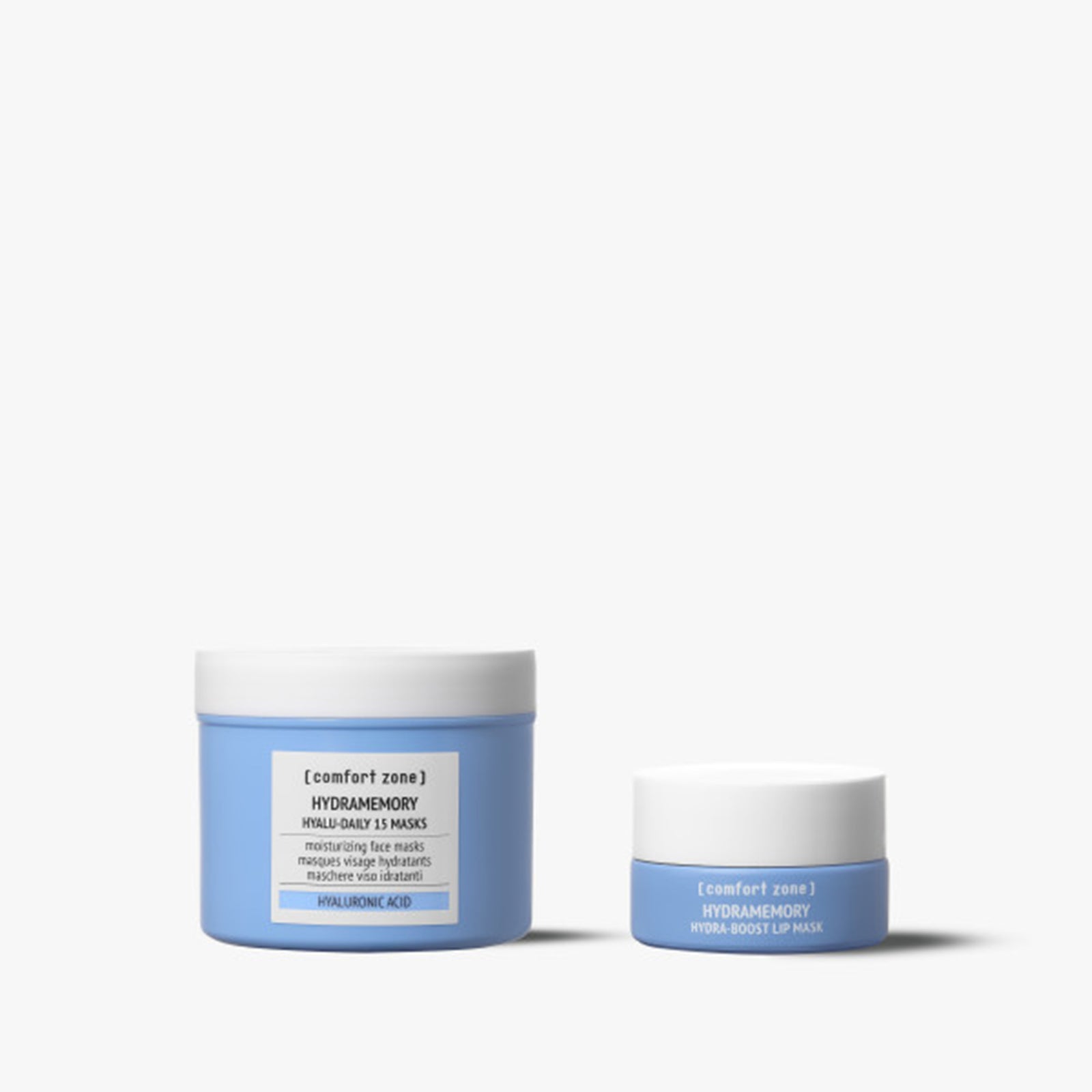 Comfort Zone: Kit Hydramemory Face&amp;Lip Glow Duo  Glow-Masken für strahlende Haut &amp; gepflegte Lippen -
