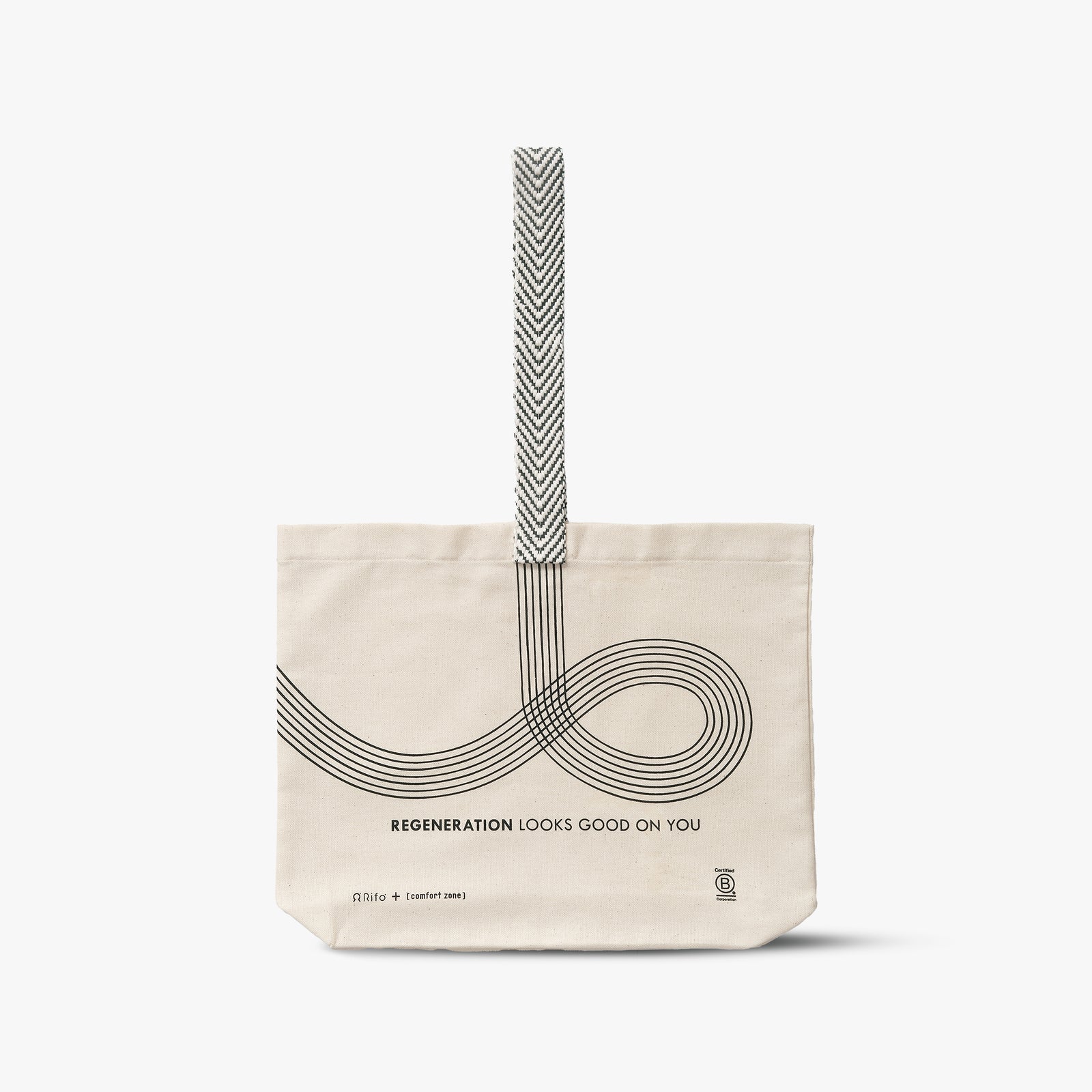 Comfort Zone: Merchandising The New Regenerative Movement Bag  Tote Bag aus regenerierter Baumwolle -
