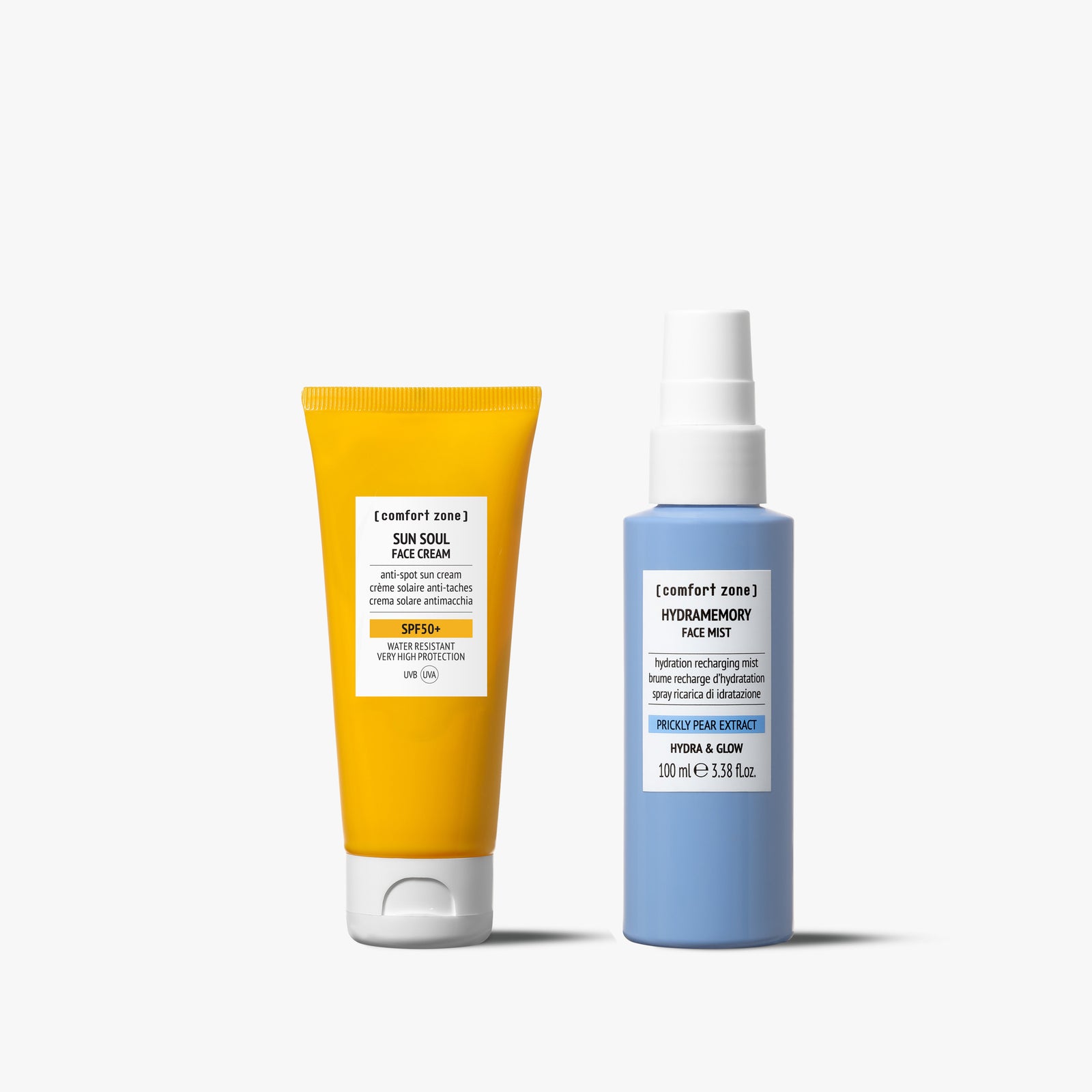 Comfort Zone: Sun Soul Refreshing Sun Set  SPF50+ Schutz und erfrischende Feuchtigkeit für heiße Tage -
